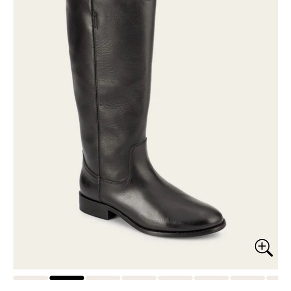 Frye Black Leather Heeled Boots - Picture 3 of 7